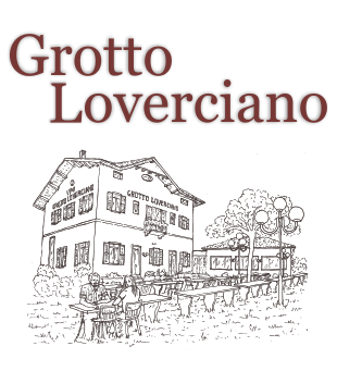 Grotto Loverciano – Castel S. Pietro – Cantone Ticino, Ristorante Grotto con specialita' nostrane e ticinesi tel 091 6461608 Logo